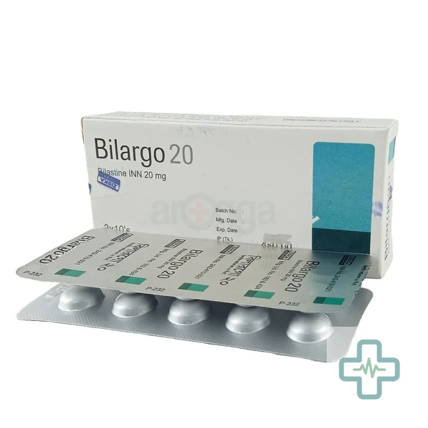 Bilargo 20 20 mg Tablet — Bilastine