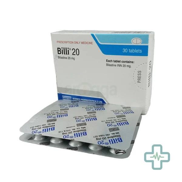 Billi 20 20 mg Tablet — Bilastine