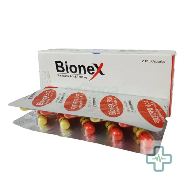Bionex 500 mg Capsule — Tranexamic Acid