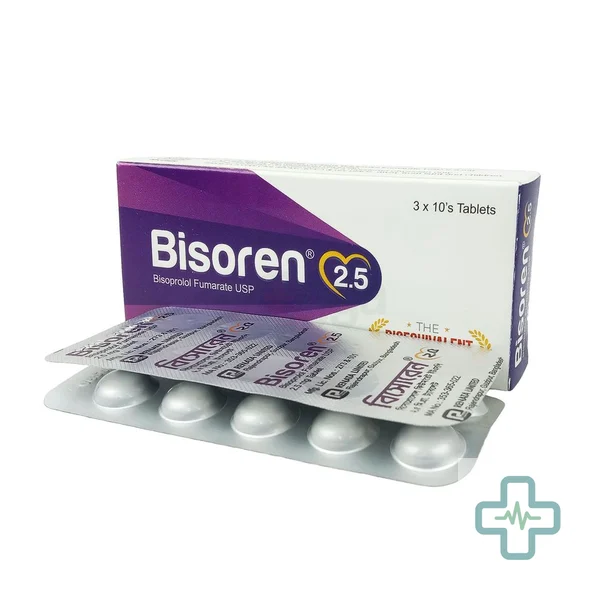 Bisoren 2.5 mg Tablet — Bisoprolol Hemifumarate