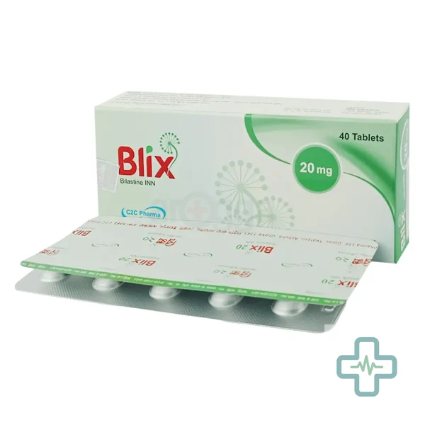 Blix 20 20 mg Tablet — Bilastine