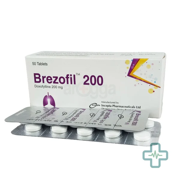 Brezofil 200 200 mg Tablet — Doxofylline