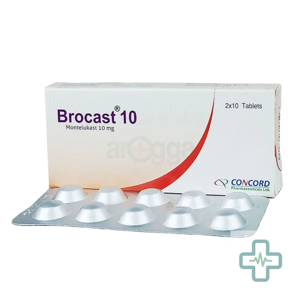 Brocast 10 10 mg Tablet — Montelukast