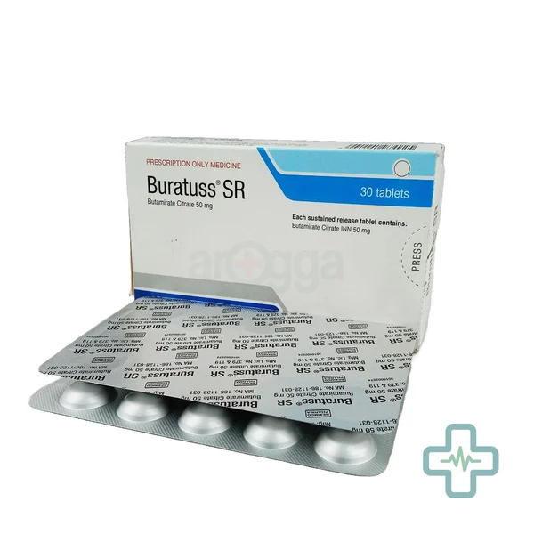 Buratuss SR 50 mg Tablet — Butamirate Citrate