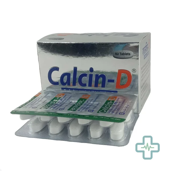 Calcin D 500 mg + 200 iu Tablet — Calcium + Vitamin D3