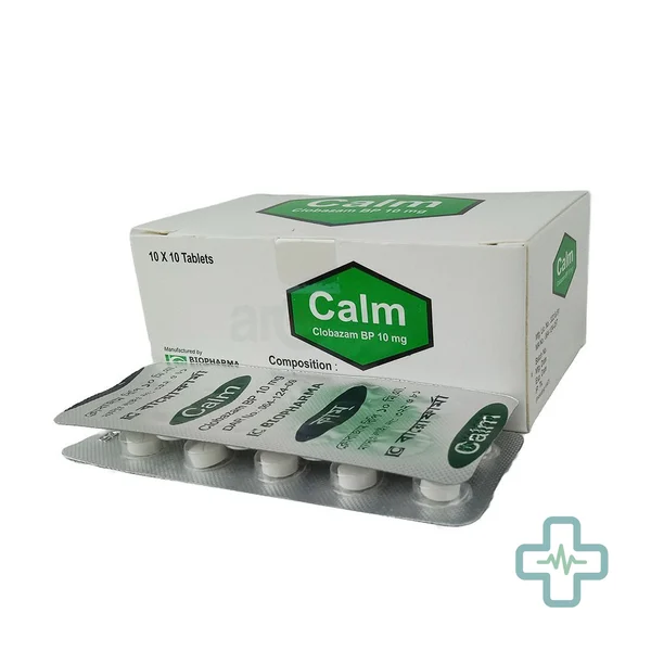 Calm 10 mg Tablet — Clobazam