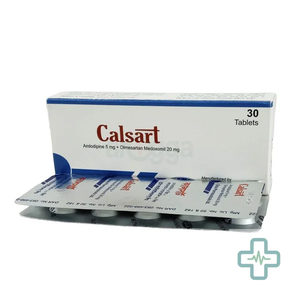 Calsart 5 mg + 20 mg Tablet — Amlodipine + Olmesartan Medoxomil