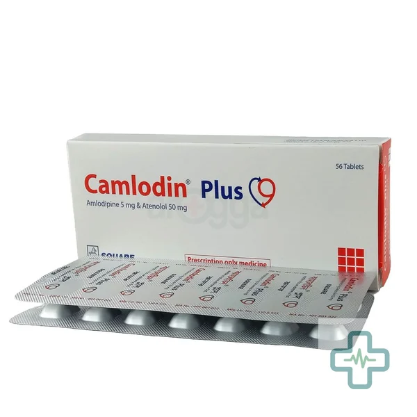 Camlodin Plus 5 mg + 50 mg Tablet — Amlodipine + Atenolol