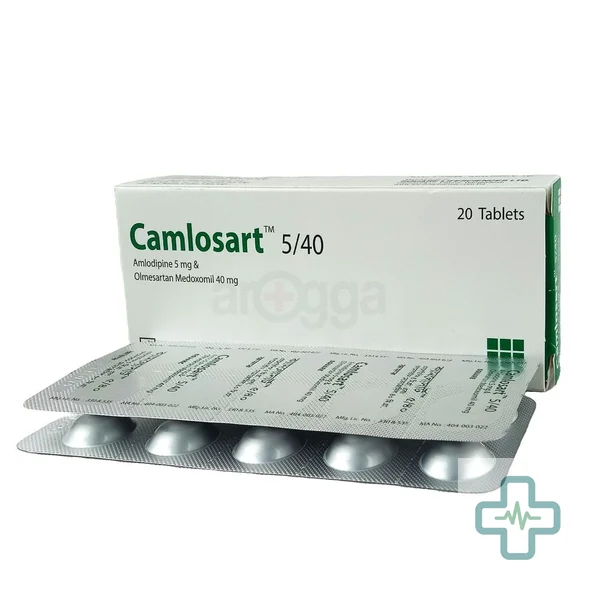 Camlosart 5/40 5 mg + 40 mg Tablet — Amlodipine + Olmesartan Medoxomil