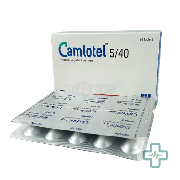 Camlotel 5/40 5 mg + 40 mg Tablet — Amlodipine + Telmisartan