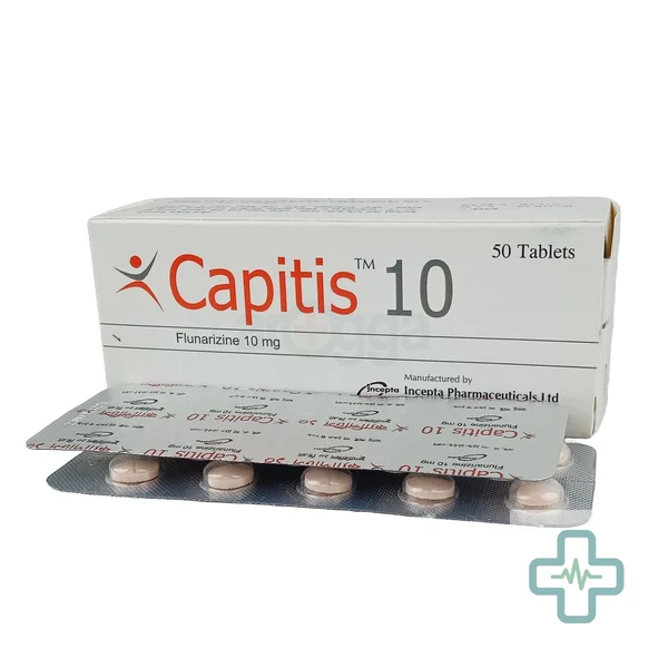 Capitis 10 10 mg Tablet — Flunarizine