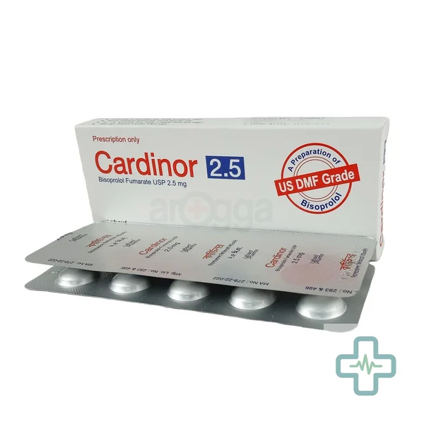 Cardinor 2.5 2.5 mg Tablet — Bisoprolol Hemifumarate