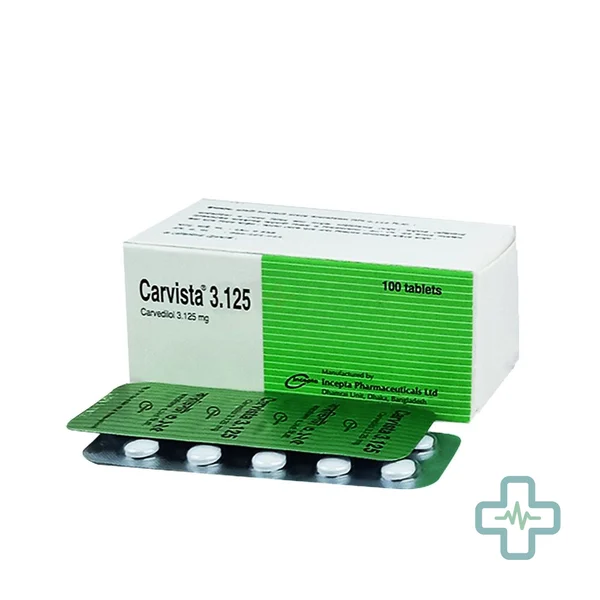 Carvista 3.125 3.125 mg Tablet — Carvedilol
