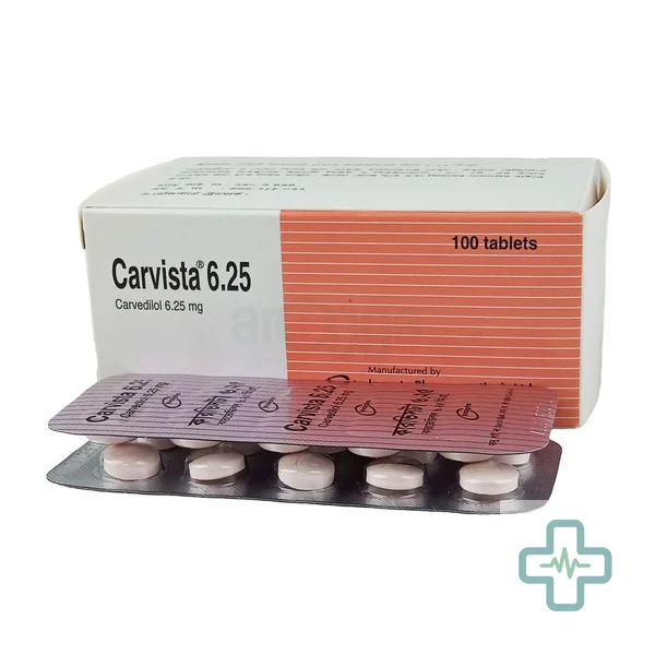 Carvista 6.25 mg Tablet — Carvedilol