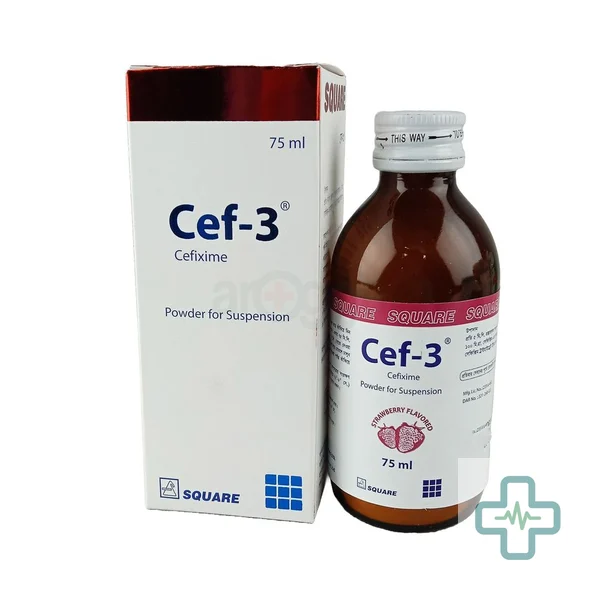 Cef-3 100 mg/5 ml Powder For Suspension — Cefixime