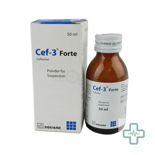 Cef-3 Forte 200 mg/5 ml Powder For Suspension — Cefixime