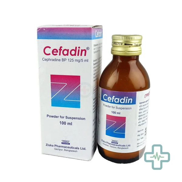 Cefadin 125 mg/5 ml Powder For Suspension — Cephradine