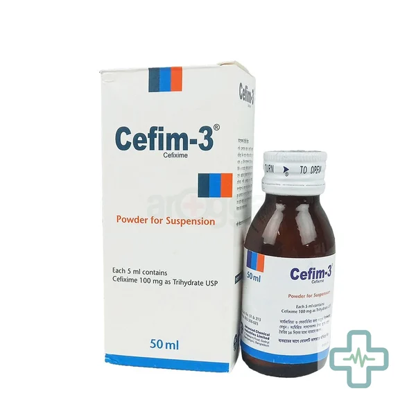 Cefim 100 mg/5 ml Powder For Suspension — Cefixime