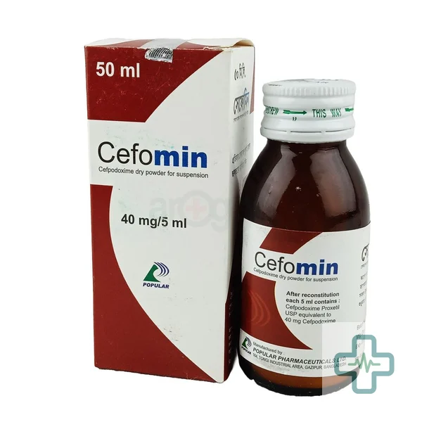 Cefomin 40 mg/5 ml Powder For Suspension — Cefpodoxime (Cefpodoxime Proxetil)