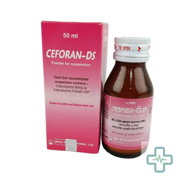 Ceforan-DS 80 mg/5 ml Powder For Suspension — Cefpodoxime (Cefpodoxime Proxetil)
