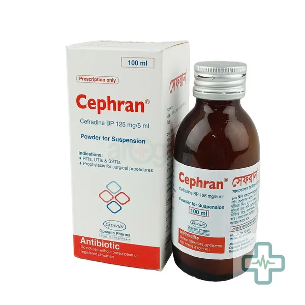 Cephran 125 mg/5 ml Powder For Suspension — Cephradine