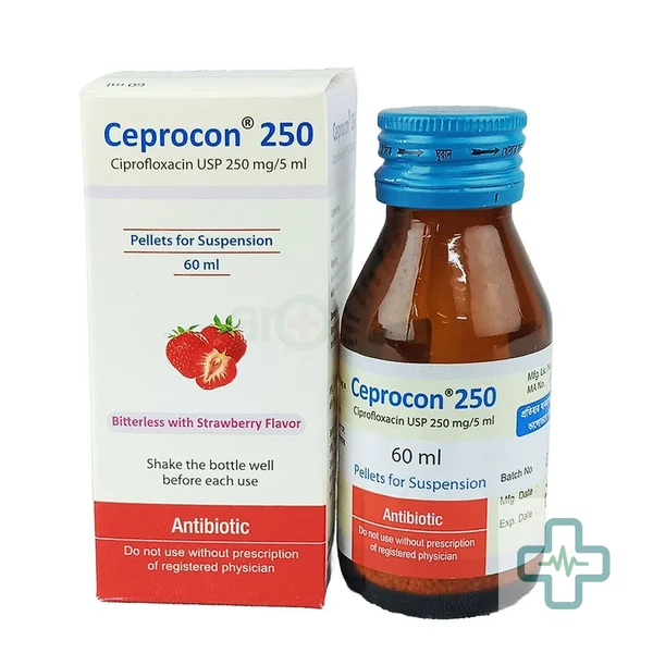 Ceprocon 250 mg/5 ml Powder For Suspension — Ciprofloxacin