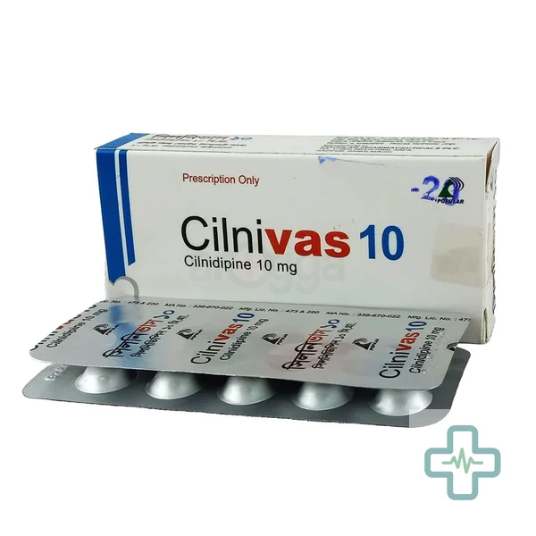 Cilnivas 10 10 mg Tablet — Cilnidipine