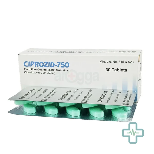 Ciprozid 750 mg Tablet — Ciprofloxacin