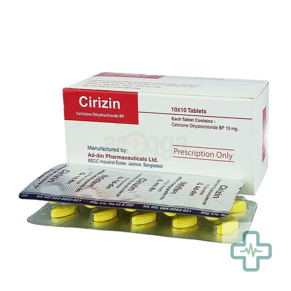 Cirizin 10 mg Tablet — Cetirizine Dihydrochloride