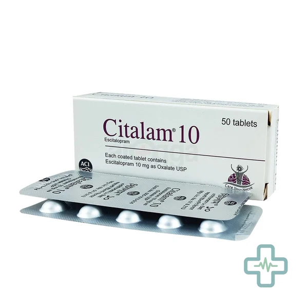 Citalam 10 10 mg Tablet — Escitalopram