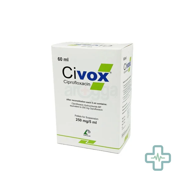 Civox 250 mg/5 ml Powder For Suspension — Ciprofloxacin