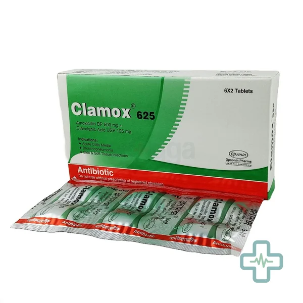 Clamox 500 mg + 125 mg Tablet — Amoxicillin + Clavulanic Acid