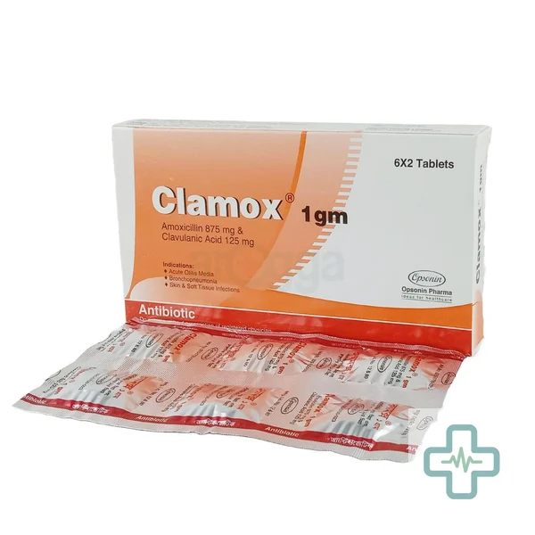 Clamox 875 mg + 125 mg Tablet — Amoxicillin + Clavulanic Acid