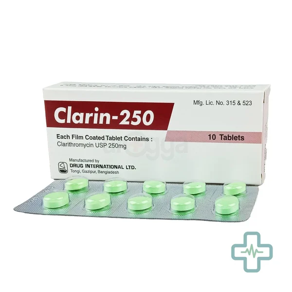 Clarin 250 mg Tablet — Clarithromycin