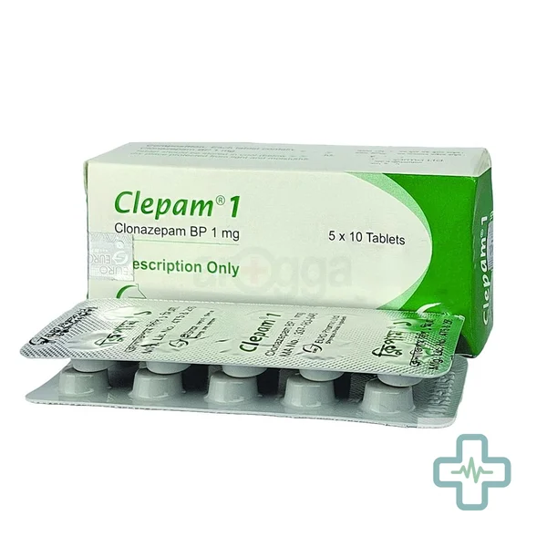 Clepam 1 1 mg Tablet — Clonazepam