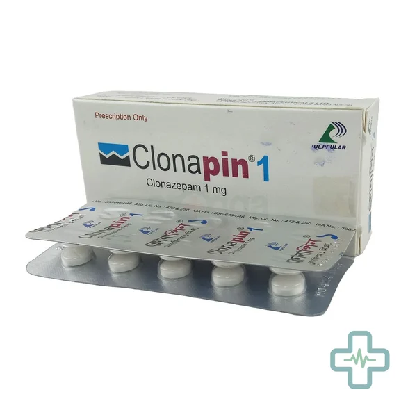 Clonapin 1 1 mg Tablet — Clonazepam