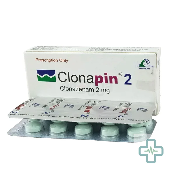 Clonapin 2 mg Tablet — Clonazepam