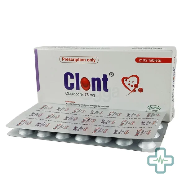 Clont 75 mg Tablet — Clopidogrel