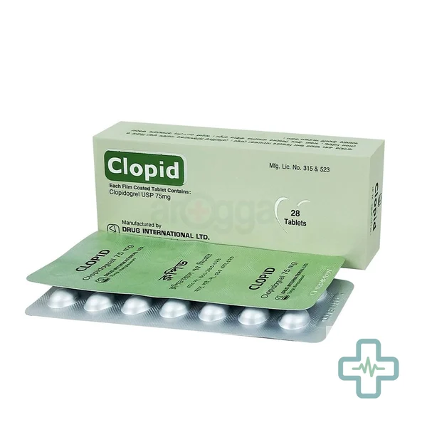 Clopid 75 mg Tablet — Clopidogrel