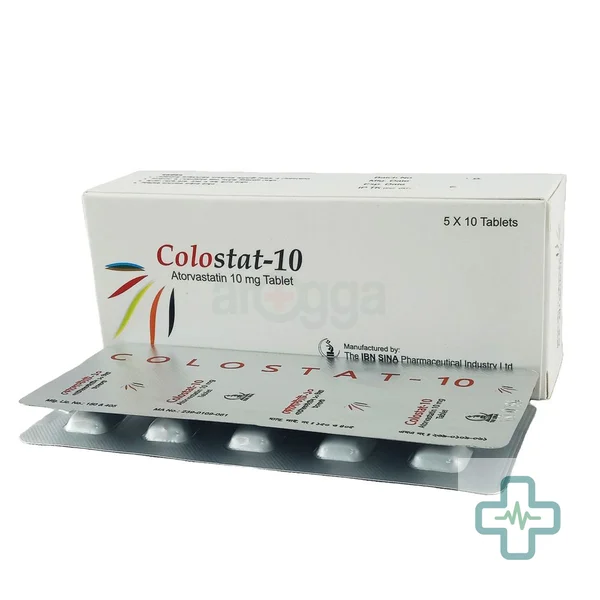 Colostat 10 mg Tablet — Atorvastatin