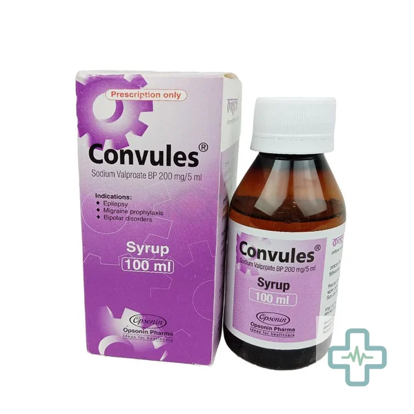 Convules 200 mg/5 ml Syrup — Sodium Valproate