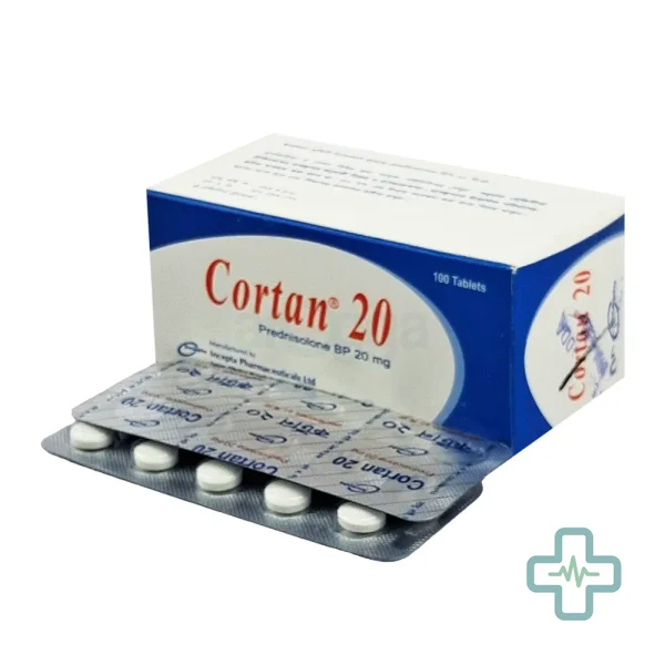 Cortan 20 mg Tablet — Prednisolone