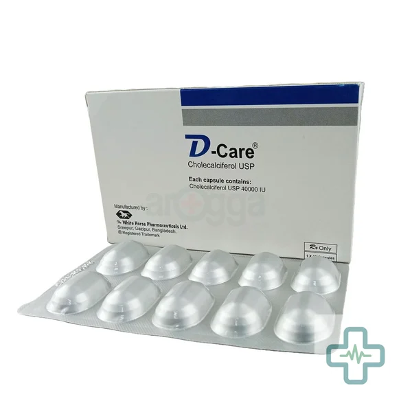 D-CARE 40000 40000 iu Capsule — Cholecalciferol (Vitamin D3)