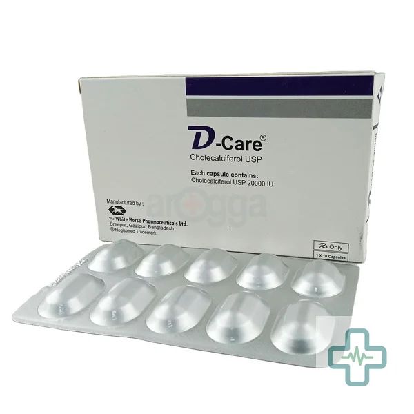 D-Care20000 20000 iu Capsule — Cholecalciferol (Vitamin D3)