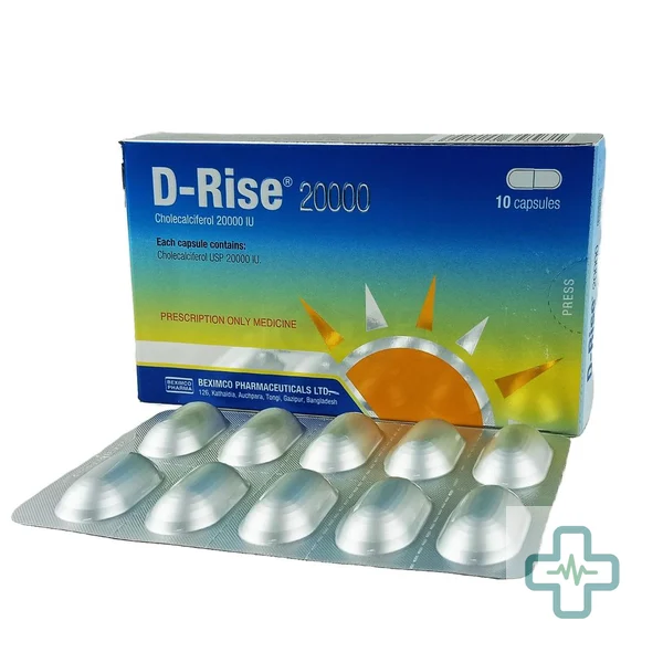 D-Rise 20000 20000 iu Capsule — Cholecalciferol (Vitamin D3)
