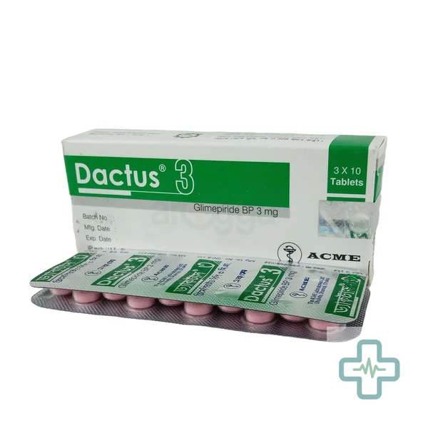 Dactus 3 mg Tablet — Glimepiride