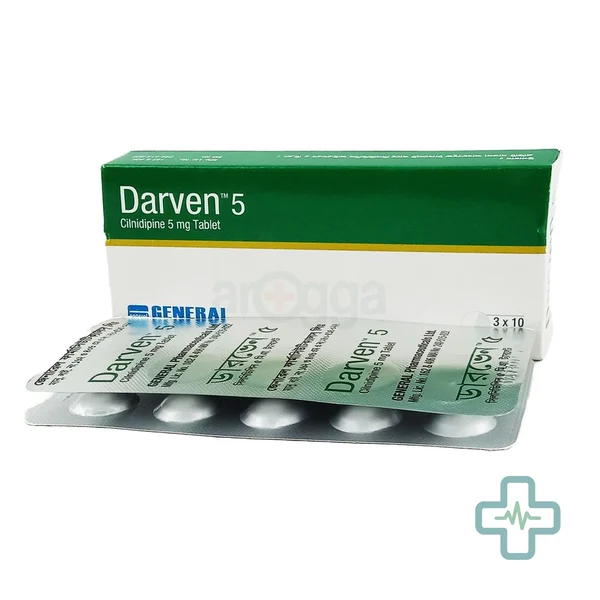 Darven 5 5 mg Tablet — Cilnidipine