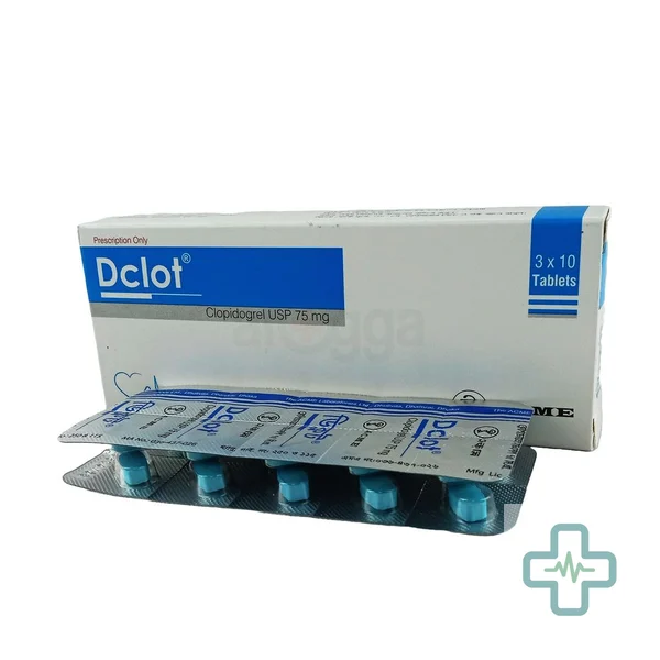 Dclot 75 mg Tablet — Clopidogrel