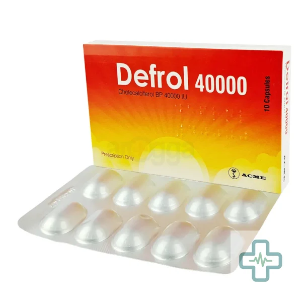 Defrol 40000 40000 iu Capsule — Cholecalciferol (Vitamin D3)