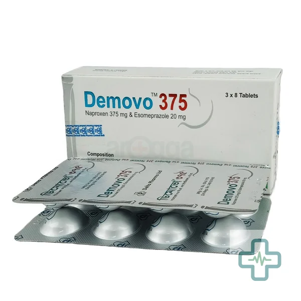 Demovo 20 mg + 375 mg Tablet — Esomeprazole + Naproxen